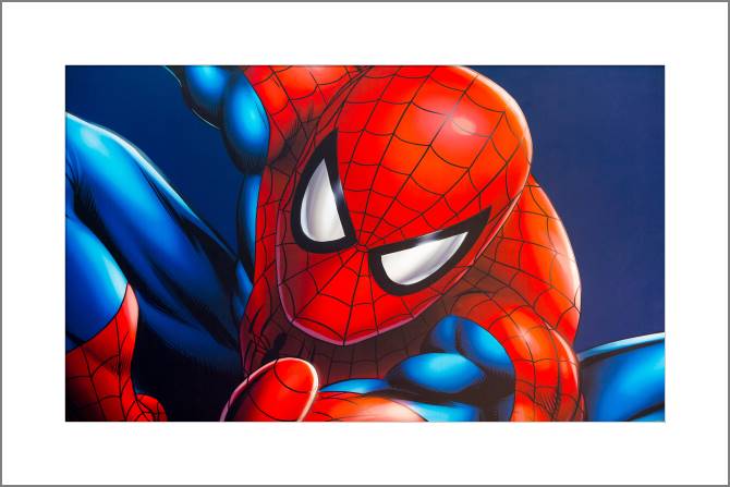 Картины, фото с паспарту Spider-man illustration