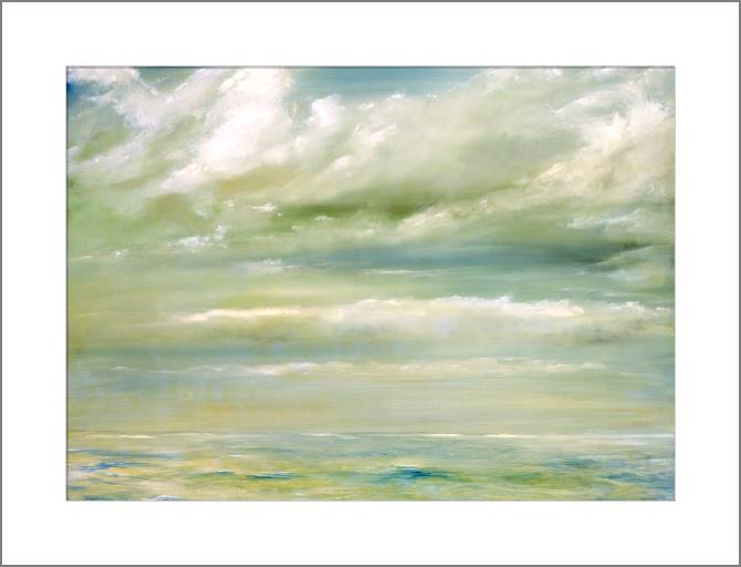 Купить и печать на заказ Картины, фото с паспарту Берега пляжа Малибу