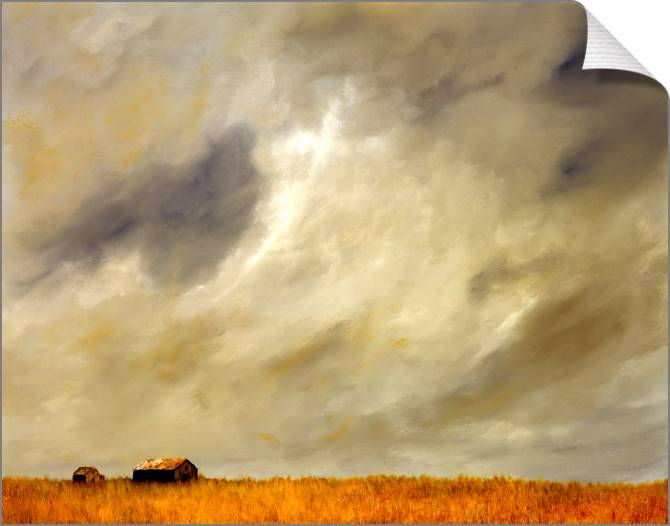 Купить и печать на заказ Картины на холсте Перед грозой на ферме в Винтроп