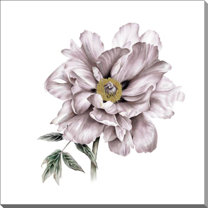 Картины на пластике, пеноркартоне Delicate flowers in pastel colours