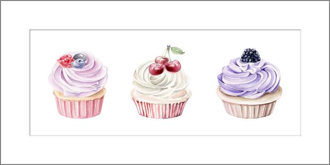 Paintings, photos from Passepartout Cakes watercolor