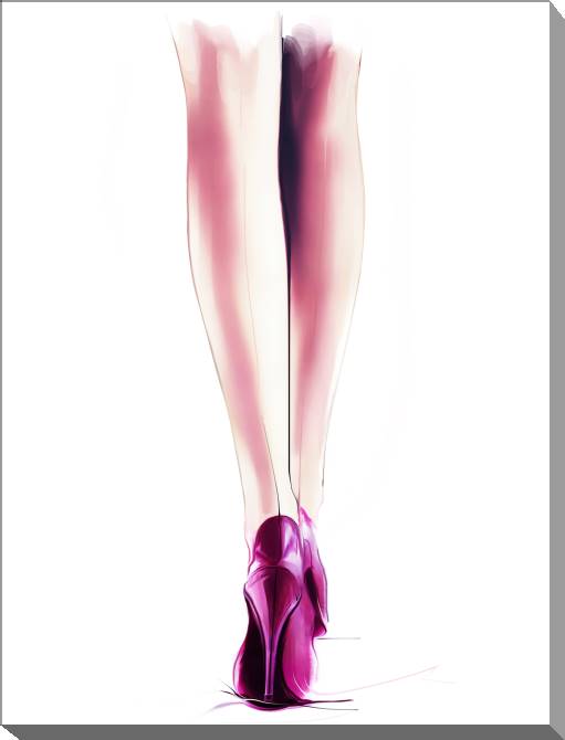 Paintings on canvas Elegant female legs