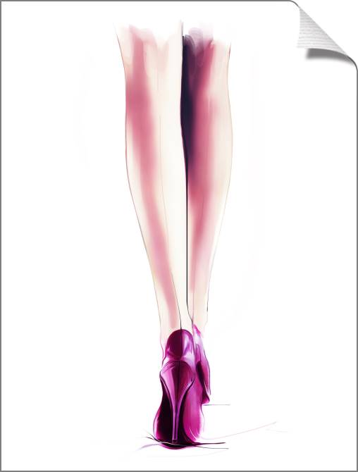 Купить и печать на заказ Картины на холсте Элегантные женские ноги