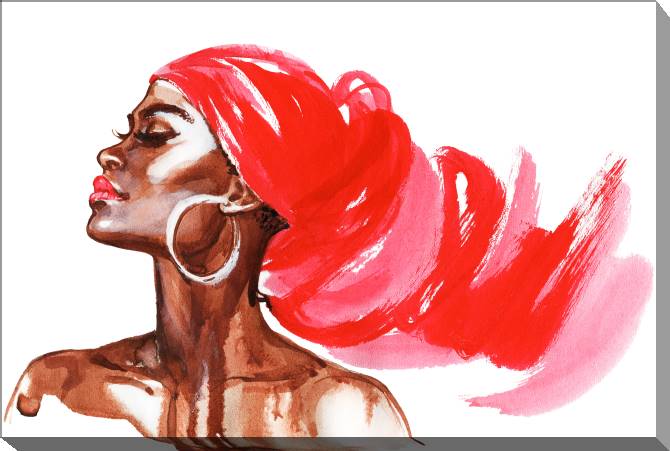 Paintings on canvas African girl