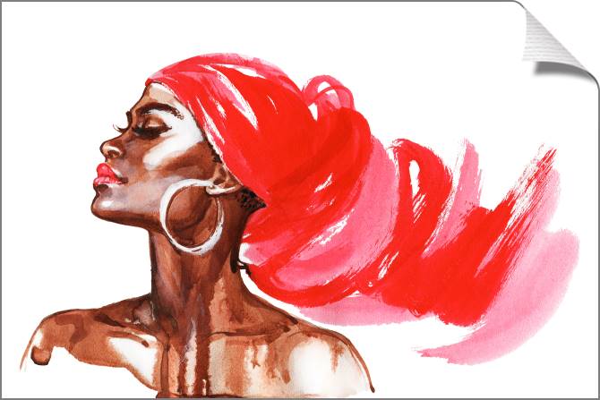 Paintings on canvas African girl