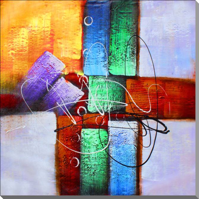 Картины на пластике, пеноркартоне Abstraction on a lilac background