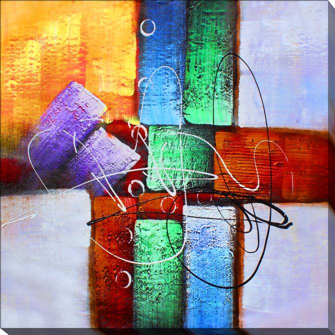 Купить и печать на заказ Картины на холсте Абстракция на сиреневом фоне