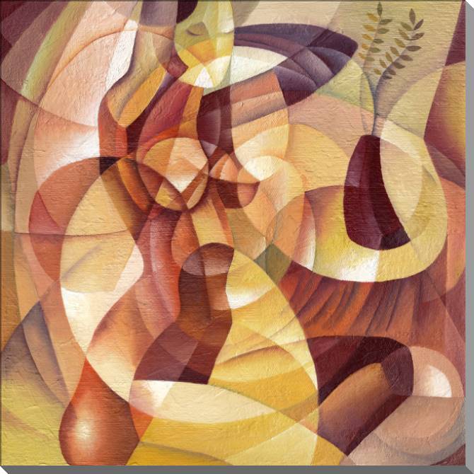 Paintings on plastic, foam cardboard Portrait of cubism (Eugene Ivanov)