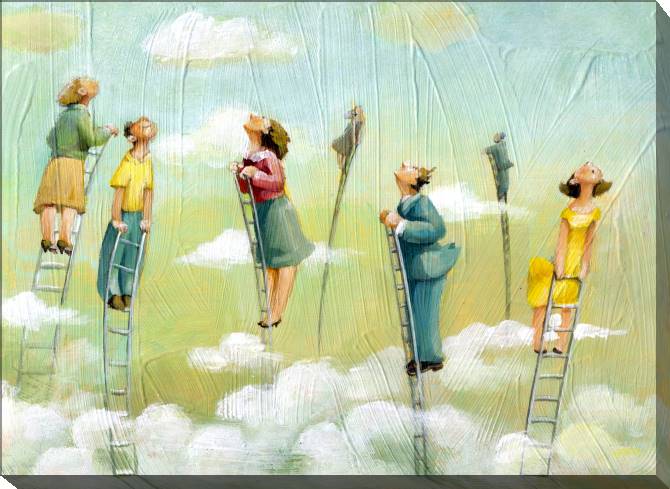 Картины на холсте Surrealism allegory of hope