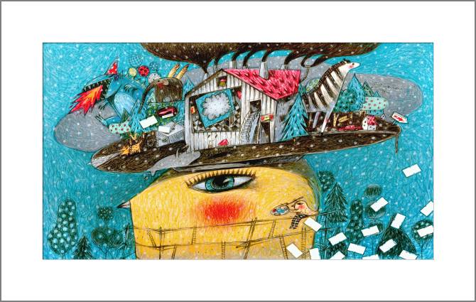 Купить и печать на заказ Картины, фото с паспарту Чудесный лес