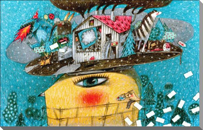 Картины на пластике, пеноркартоне Wonderful forest