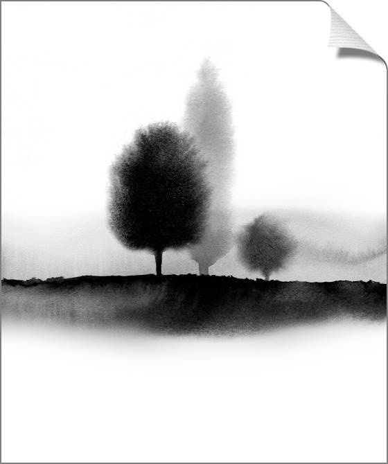 Paintings on canvas Landscape in the mist Asian style