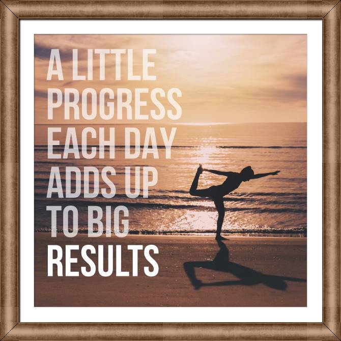 Купить и печать на заказ Картины в рамке, багете Цитата про достижения