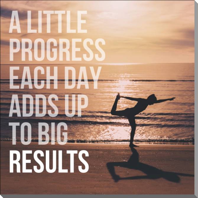 Картины на пластике, пеноркартоне Quote about achieving