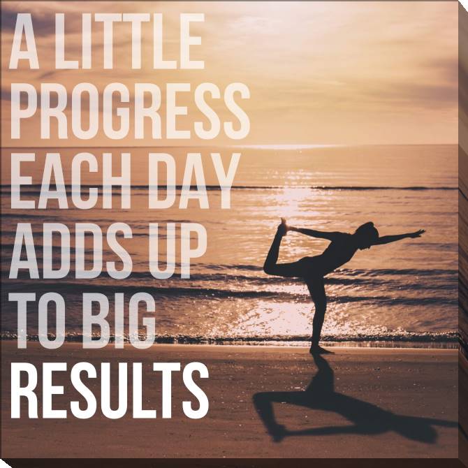 Paintings on canvas Quote about achieving