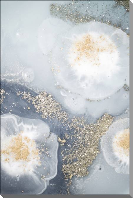 Картины на пластике, пеноркартоне Luxurious texture with Golden crumbs