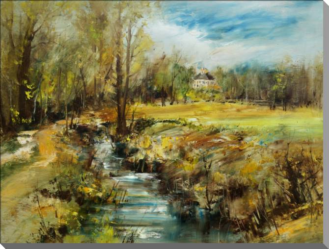 Картины на пластике, пеноркартоне The road to the castle