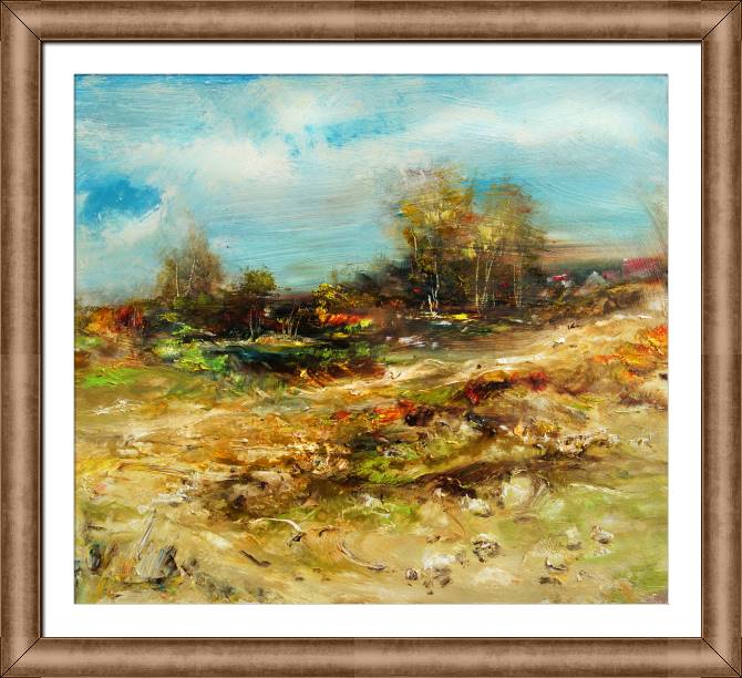 Купить и печать на заказ Картины в рамке, багете Пейзаж с деревьями