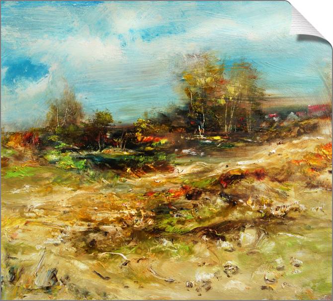 Картины на холсте Landscape with trees