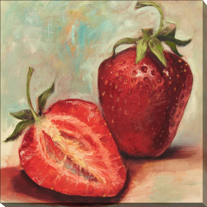 Paintings on canvas Strawberry painting