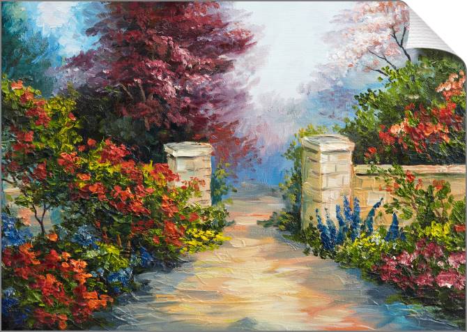 Paintings on canvas Summer landscape