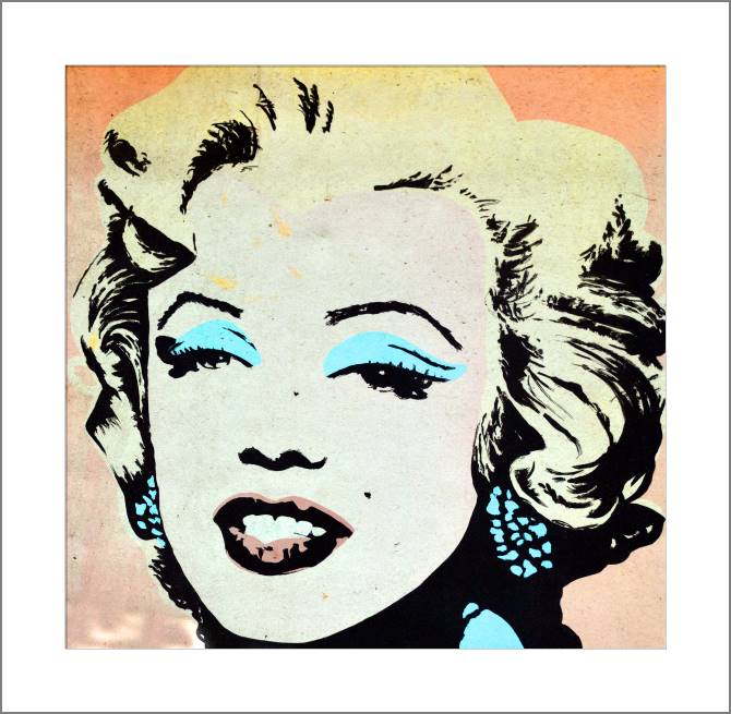 Paintings, photos from Passepartout Marilyn Monroe street art