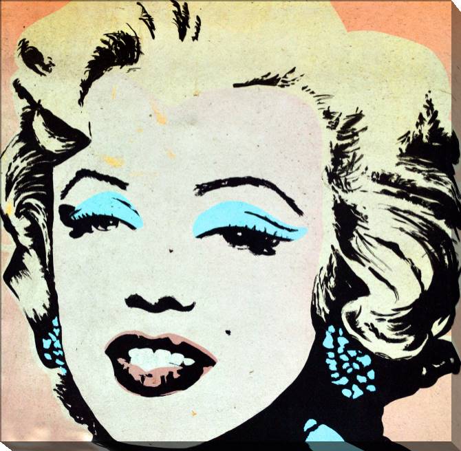 Картины на холсте Marilyn Monroe street art
