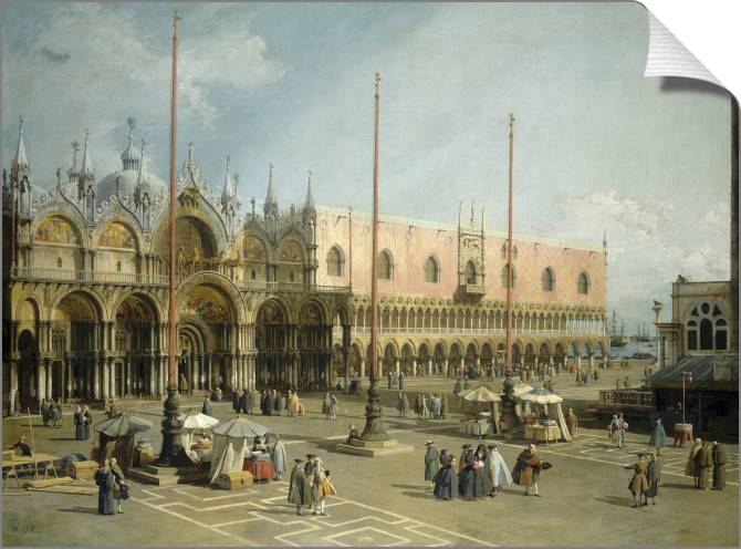 Paintings on canvas St. Mark's Square