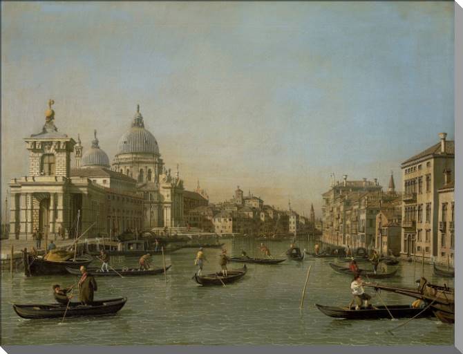 Картины на пластике, пеноркартоне The entrance to the Grand canal from the Molo, Venice