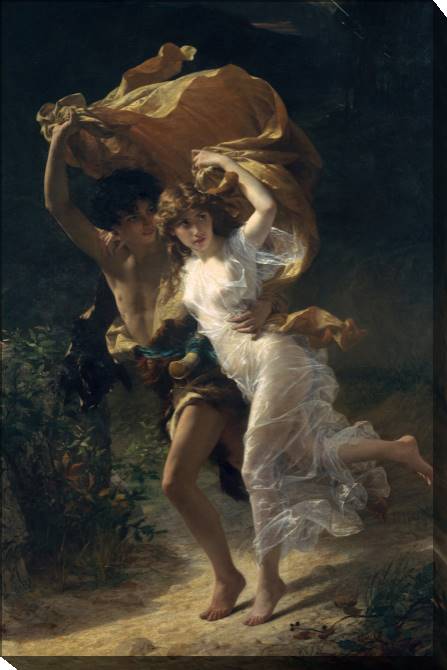 Картины на холсте The Storm (Pierre-Auguste Cat)