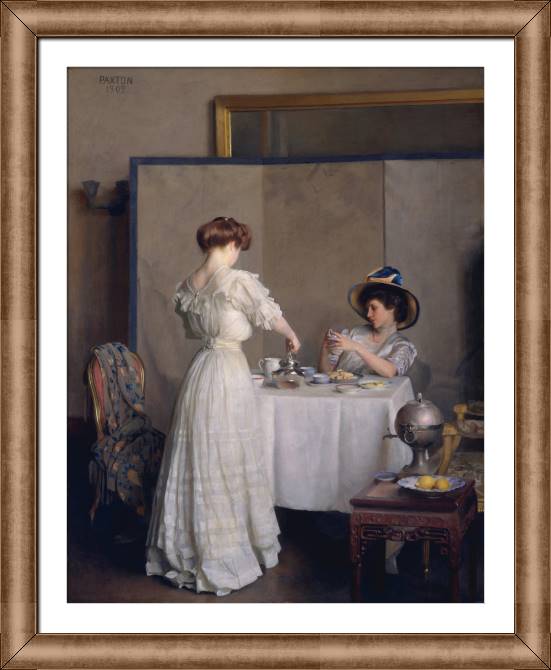 Купить и печать на заказ Картины в рамке, багете Чайные листья