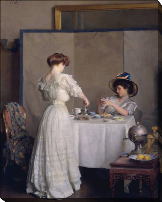 Картины на холсте Tea leaves (William McGregor Paxton)