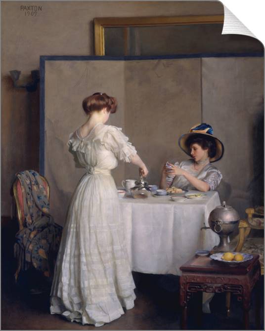 Картины на холсте Tea leaves (William McGregor Paxton)