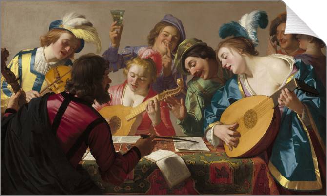 Купить и печать на заказ Картины на холсте Концерт