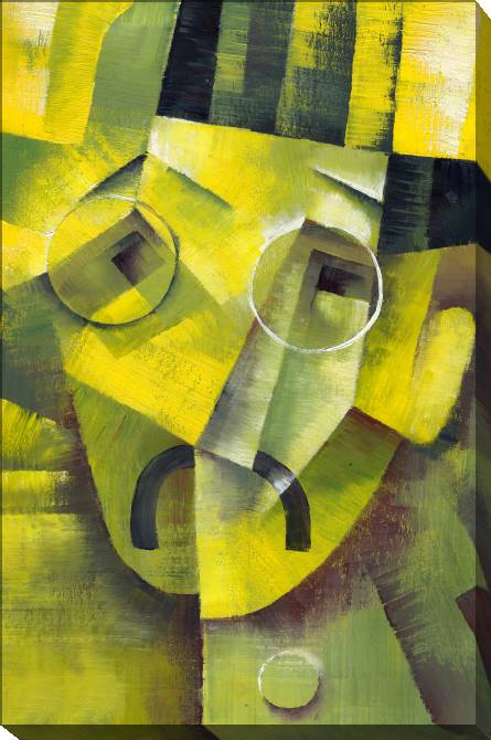 Paintings on canvas Face in a cubist style