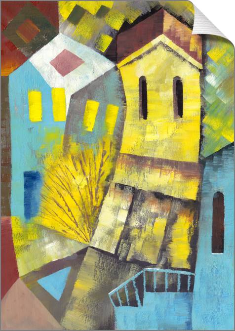 Paintings on canvas The city in the style of cubism