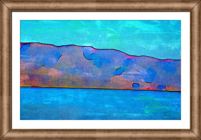 Купить и печать на заказ Картины в рамке, багете Пейзаж в стиле минимализма