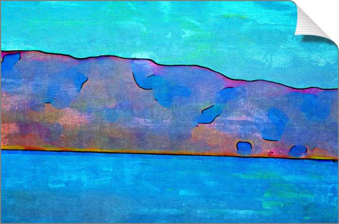 Купить и печать на заказ Картины на холсте Пейзаж в стиле минимализма