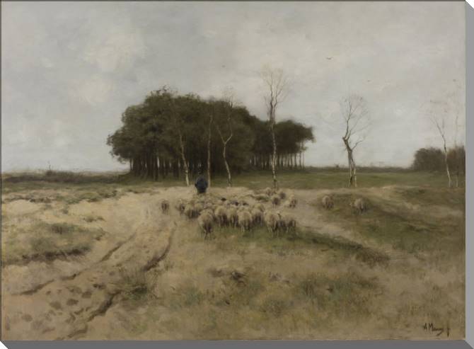 Картины на пластике, пеноркартоне On the Heath near Laren (Anton Mauve)