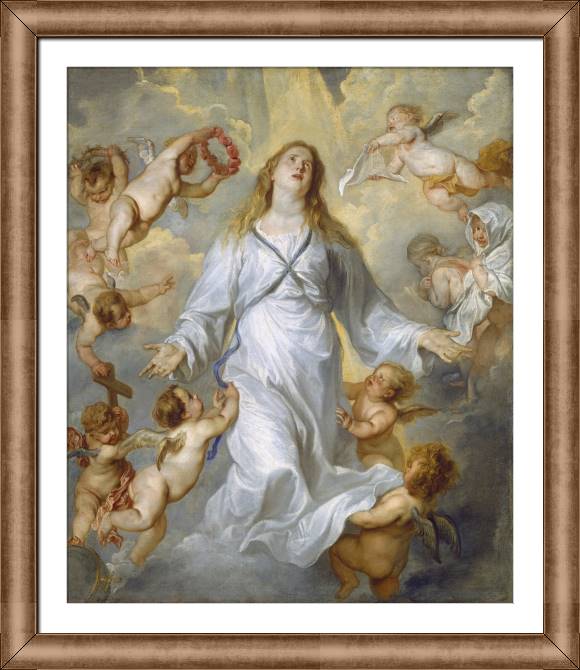 Купить и печать на заказ Картины в рамке, багете Вознесение Марии