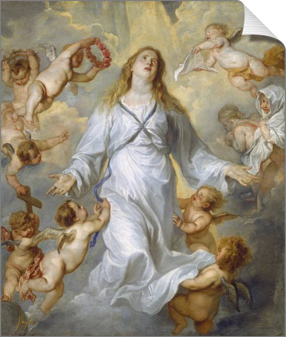 Купить и печать на заказ Картины на холсте Вознесение Марии