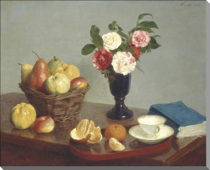 Картины на пластике, пеноркартоне Still Life (Henri Fantin-Latour)