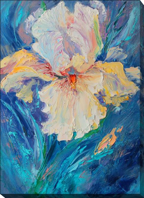 Paintings on canvas White iris