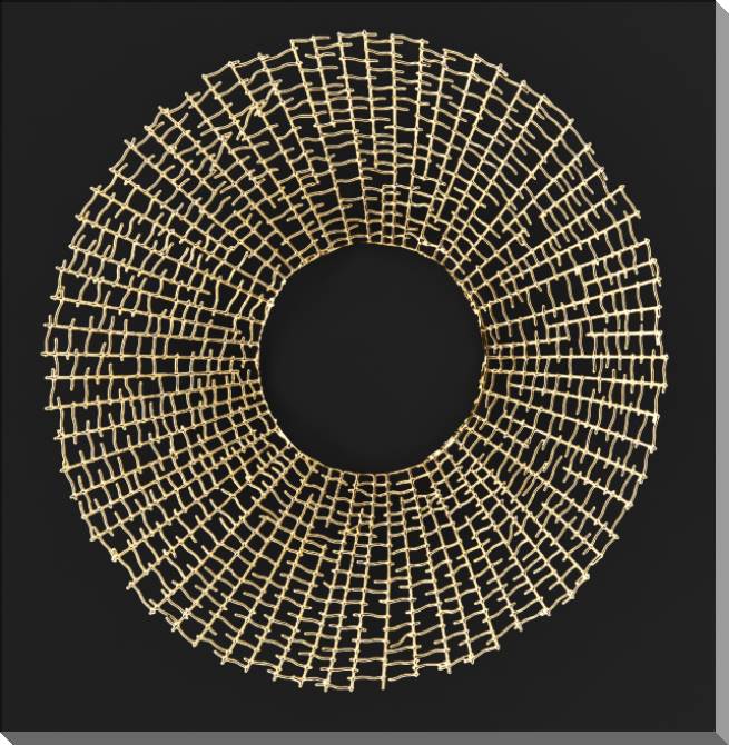 Картины на пластике, пеноркартоне Series gold art objects черном_7