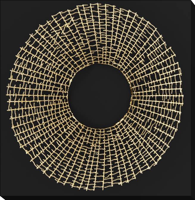 Картины на холсте Series gold art objects черном_7