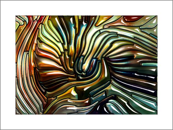 Paintings, photos from Passepartout A series of bright metallic разводы_2