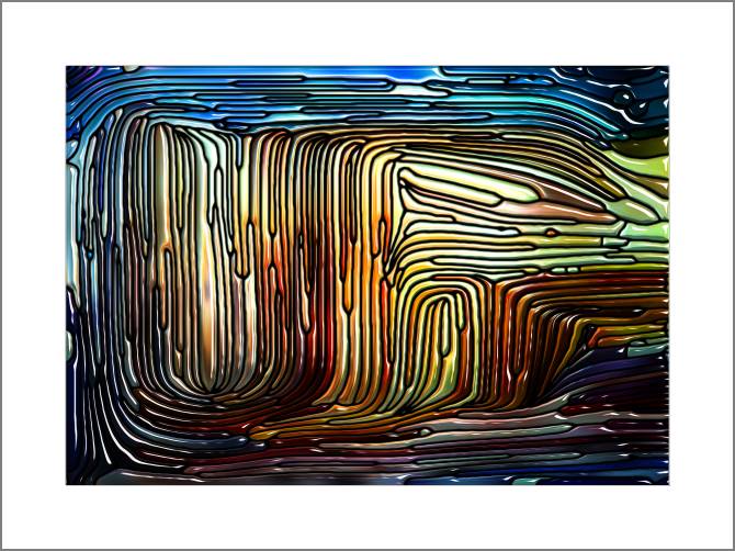 Paintings, photos from Passepartout A series of bright metallic разводы_3