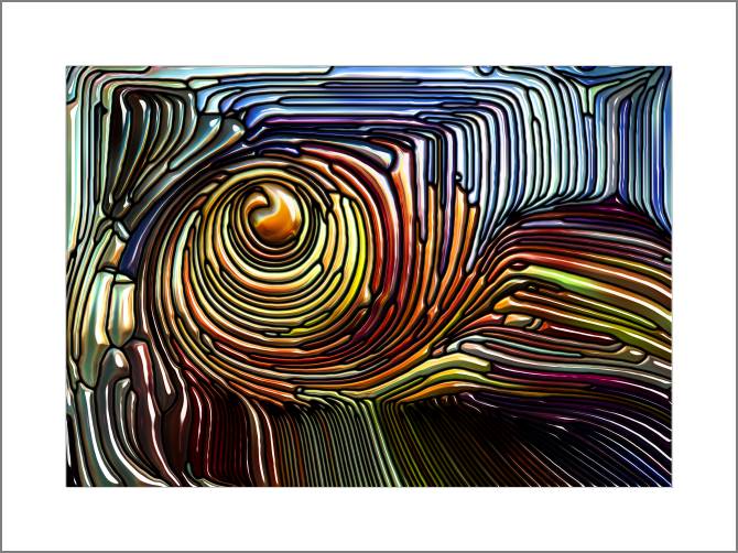 Paintings, photos from Passepartout A series of bright metallic разводы_7