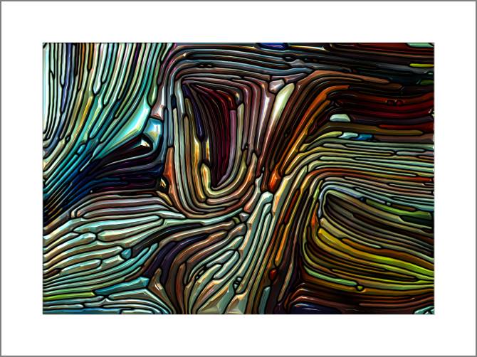 Paintings, photos from Passepartout A series of bright metallic разводы_8