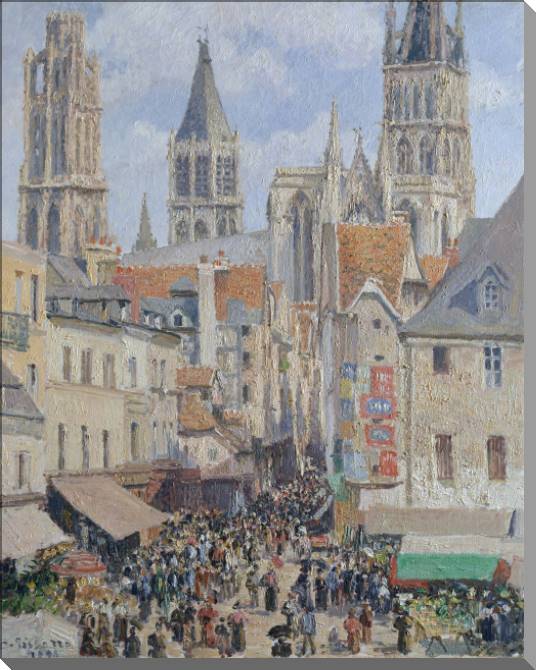 Картины на пластике, пеноркартоне A series of town Camille Pissarro _2